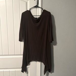 Ellos brown tunic top